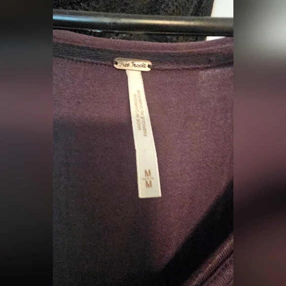 EUC! Free People Black Tunic Top - Medium - Picture 2 of 4